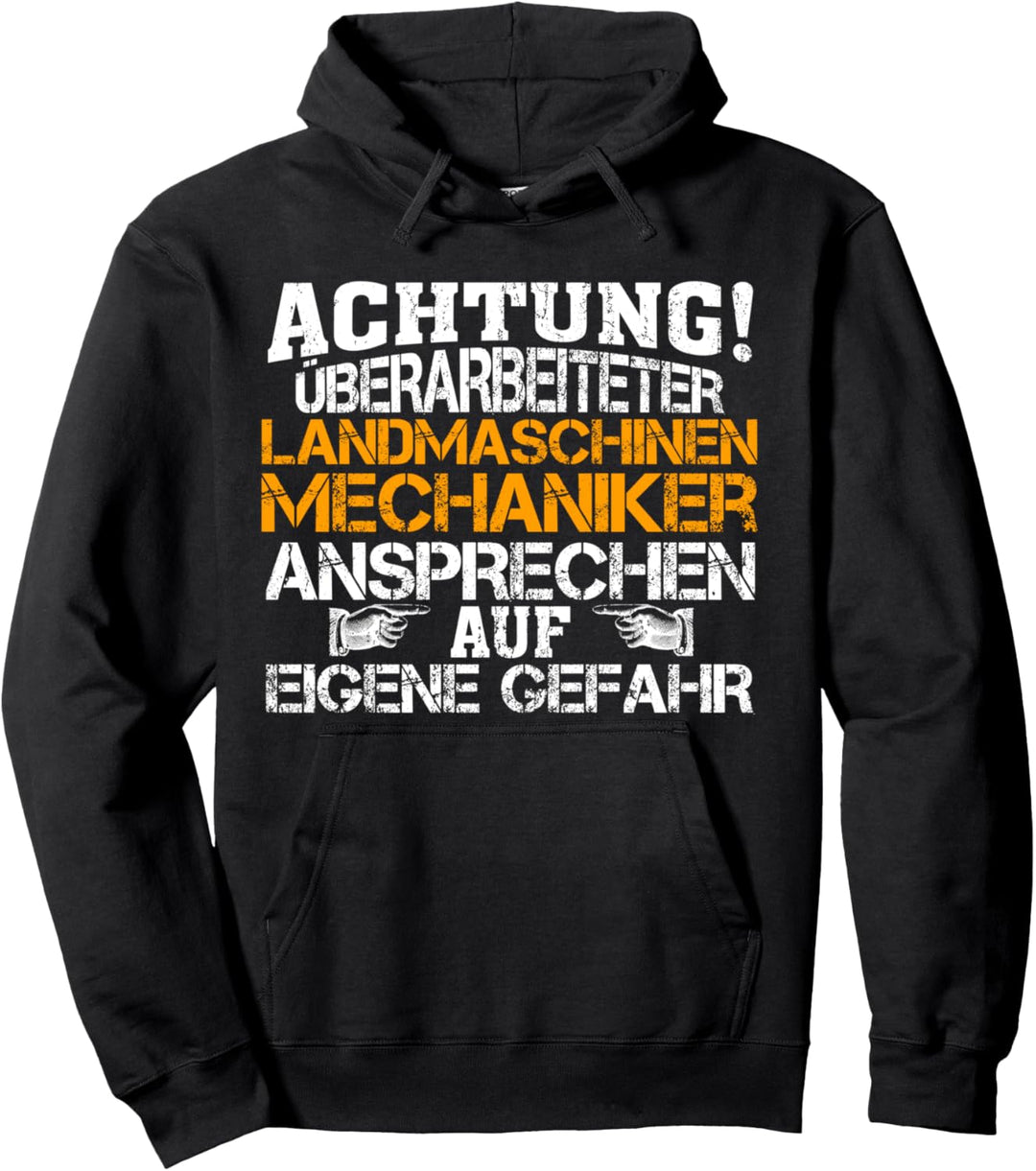 Landwirtschaftliche Mechanik Landmaschinen Landwirte sagen lustig Pullover Hoodie