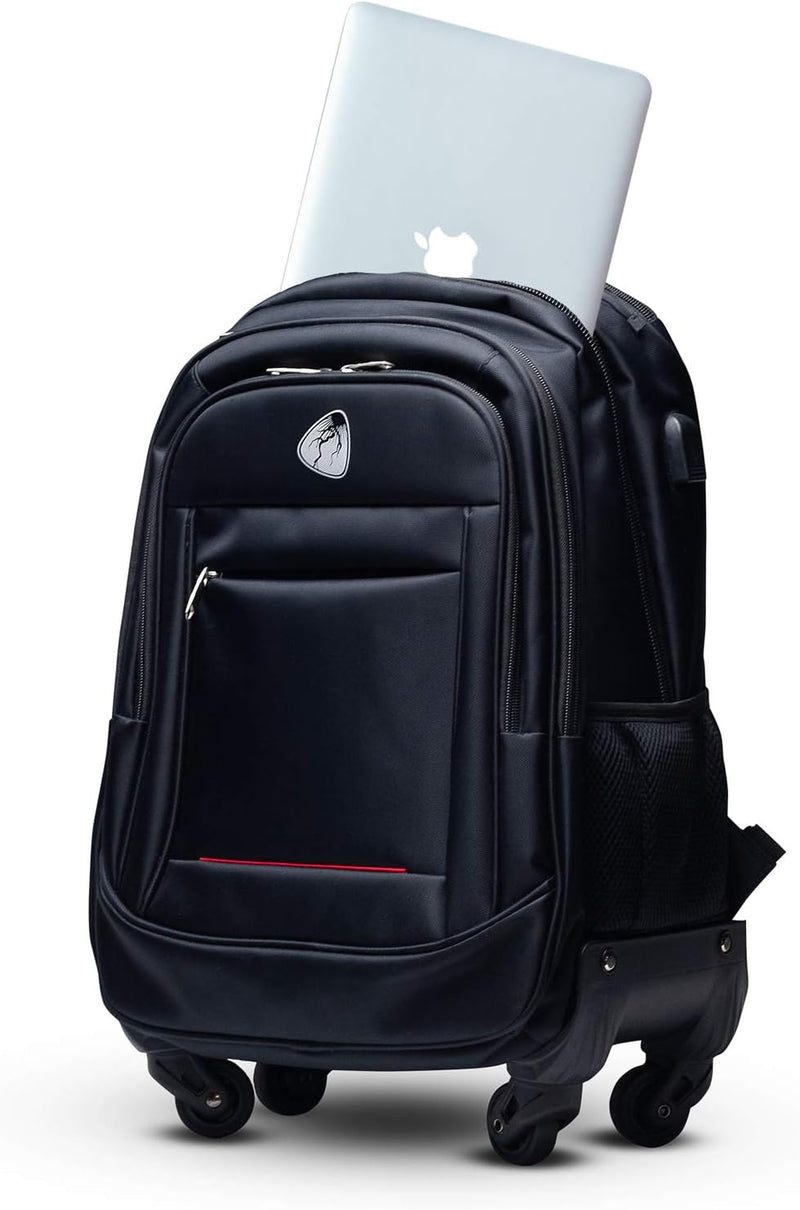 Blitzer Business Rucksack mit Trolley Funktion - 40L Fassungsvolumen - Funktionelle Laptop-Tasche fü