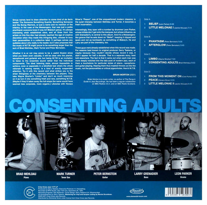 Consenting Adults, Vinyl