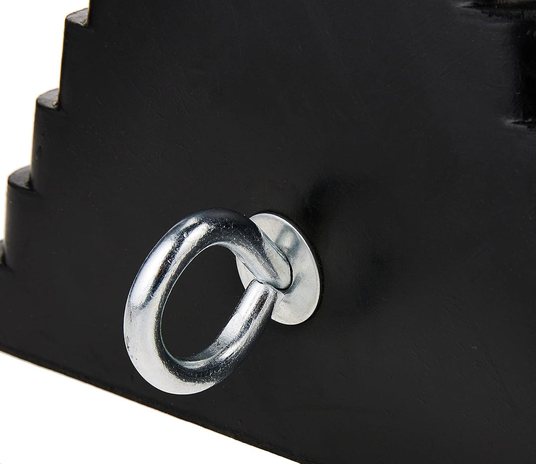 MaxxHaul 70073 Unterlegkeil aus Vollgummi, robust, mit Ringschraube, 1 Stück MaxxHaul 70073- 10" x 8