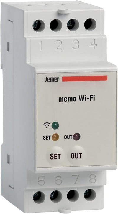 VEMER VE780700 MEMO WiFi - Astronomischer Zeitschaltuhr mit Wi-Fi, Stündliche oder astronomische Pro