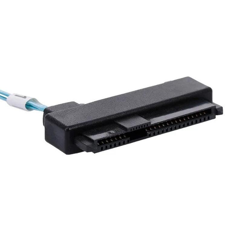 chenyang Mini SAS SFF-8087 36Pin Host 1 auf 4 SAS SFF-8482 Ziel SAS Festplattenkabel 0.5M Black 50cm