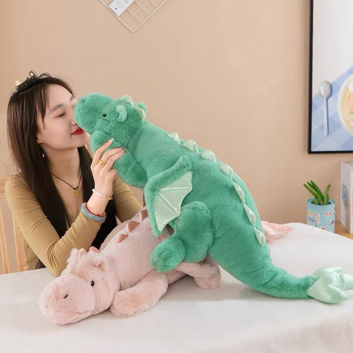 Weighted Stuffed Animal, 110CM Weicher Drachen Spielzeug, 4.5KG Therapeutisches Sensory Toy für Kind