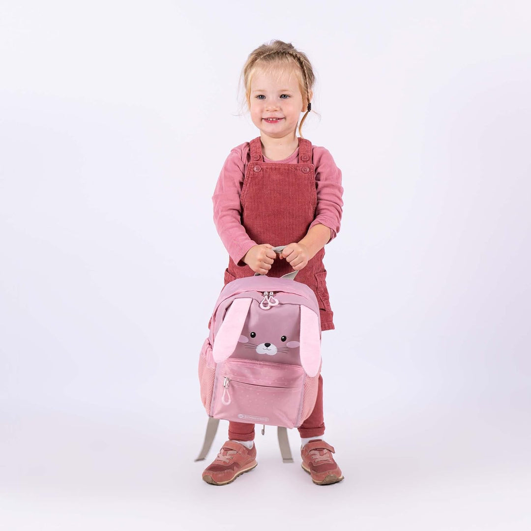 Schneiders 49454-052 - Kinderrucksack Mini Bunny, ca. 18,5 x 27 x 11 cm, Rucksack für Kinder mit 6 L