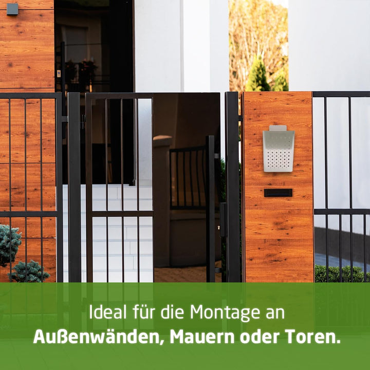 Amig - Werbekorb mit Frontgitter | briefkasten für Propaganda | Für Aussenwände oder Wände von Porta