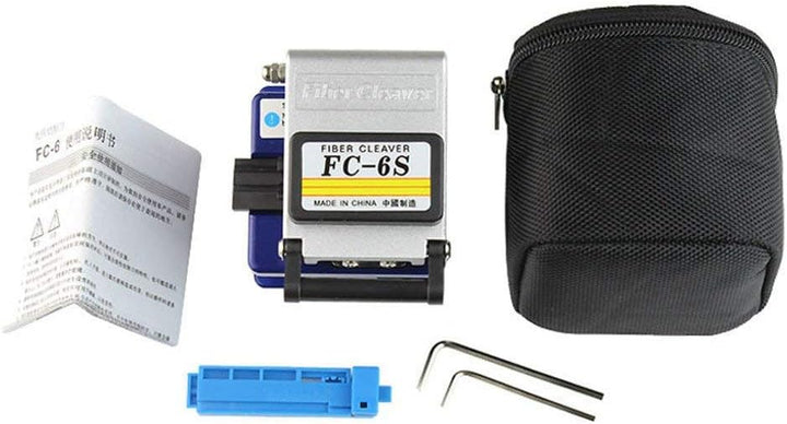 DAXGD 9 In 1 Faseroptik FTTH Toolkit mit FC-6S Fiber Cleaver und optischer Leistungsmesser 5km Visua