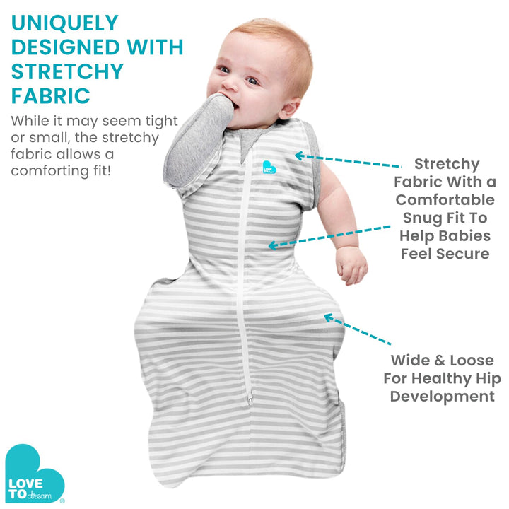 Love To Dream Pucksack Onesie Overall, Gross (8,5-11kg), idealer Stoff für Moderate Temperaturen (20