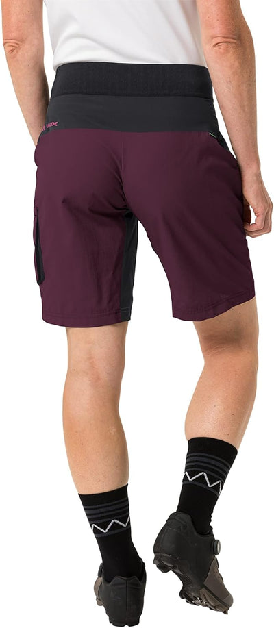 VAUDE Damen Bike Shorts Women's Qimsa Shorty 38 Cassis, 38 Cassis