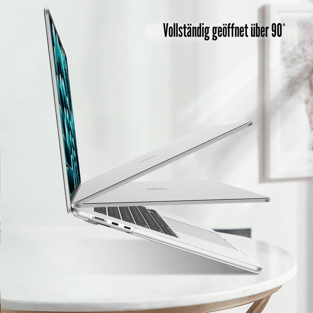 Fintie Hülle Kompatibel mit MacBook Air 15 Zoll M4 M3 M2 A3241 A3114 A2941 (2025-2023), Ultradünne H