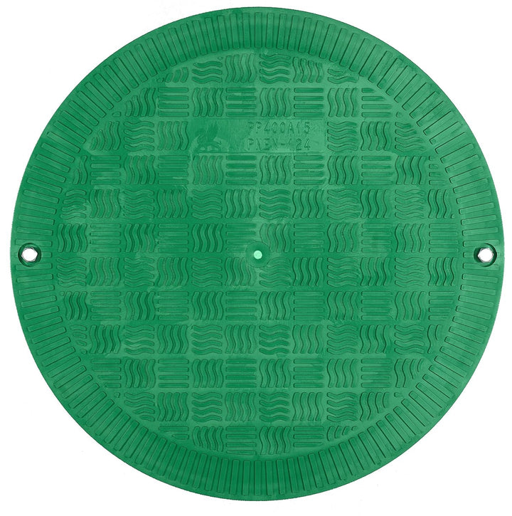 BABYLONPLAST Schachtabdeckung, Kanaldeckel, DN400, Kunststoff Schachtdeckel 15 kN - Passend für Ø400