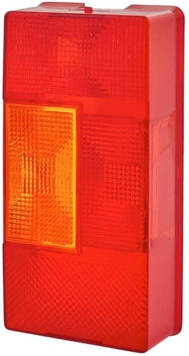 HELLA Rückleuchte - Glühlampe - 12V / 24V - Anbau - ECE - Lichtscheibenfarbe: rot/gelb - Stecker: Fl