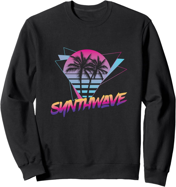 Synthwave Retrowave Outrun Futuresynth Elektronische Musik Sweatshirt