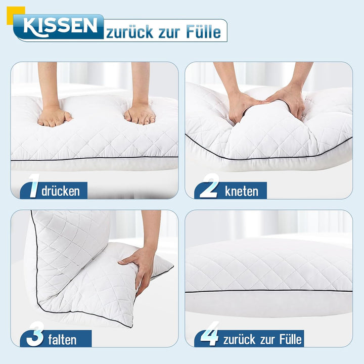Body Pillow for Adults, Full Body Pilllow for Sleeping, Bolster Side Sleeper Pillow with Cover (Weis