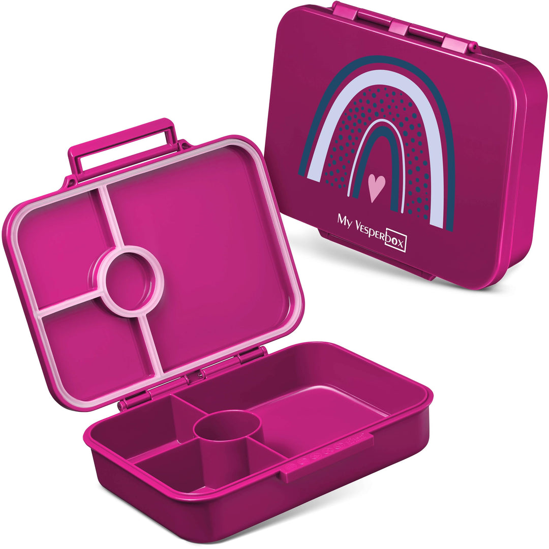 My Vesperbox® Brotdose für Kinder mit Fächern [BIA] - Lunchbox mit Trennfächern - Bento Box - Jausen