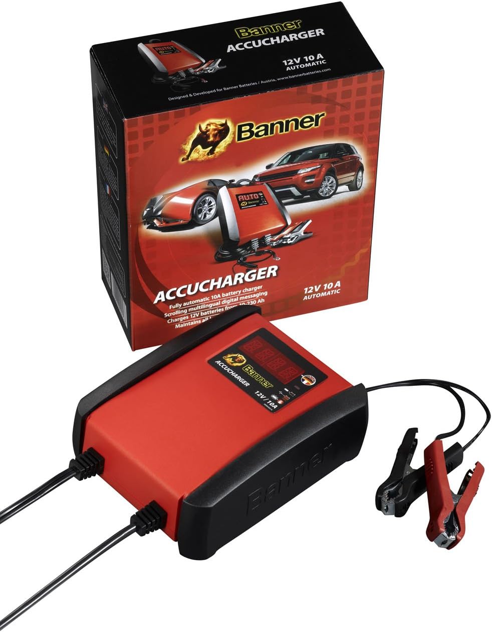 KFZ Auto Automatik Batterieladegerät Banner ACCUCHARGER 12V 10A