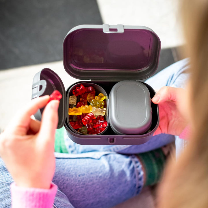 Koziol PASCAL READY MINI Lunchbox-Set, 3-teilig Nature Ash Grey, Nature Ash Grey