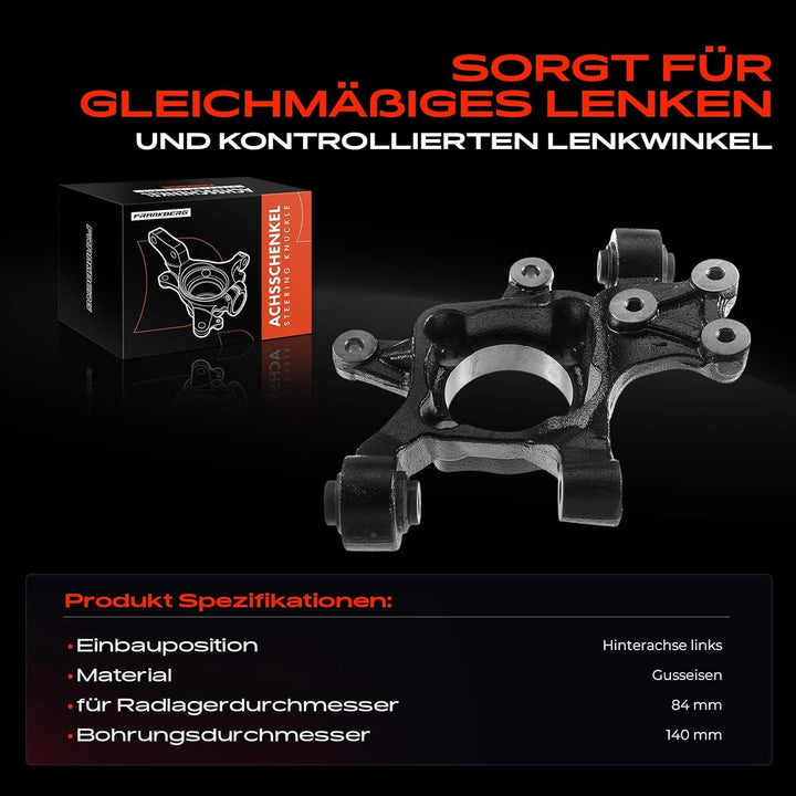 Achsschenkel Radaufhängun Hinten Links für Antara L07 2006-2011 96626433