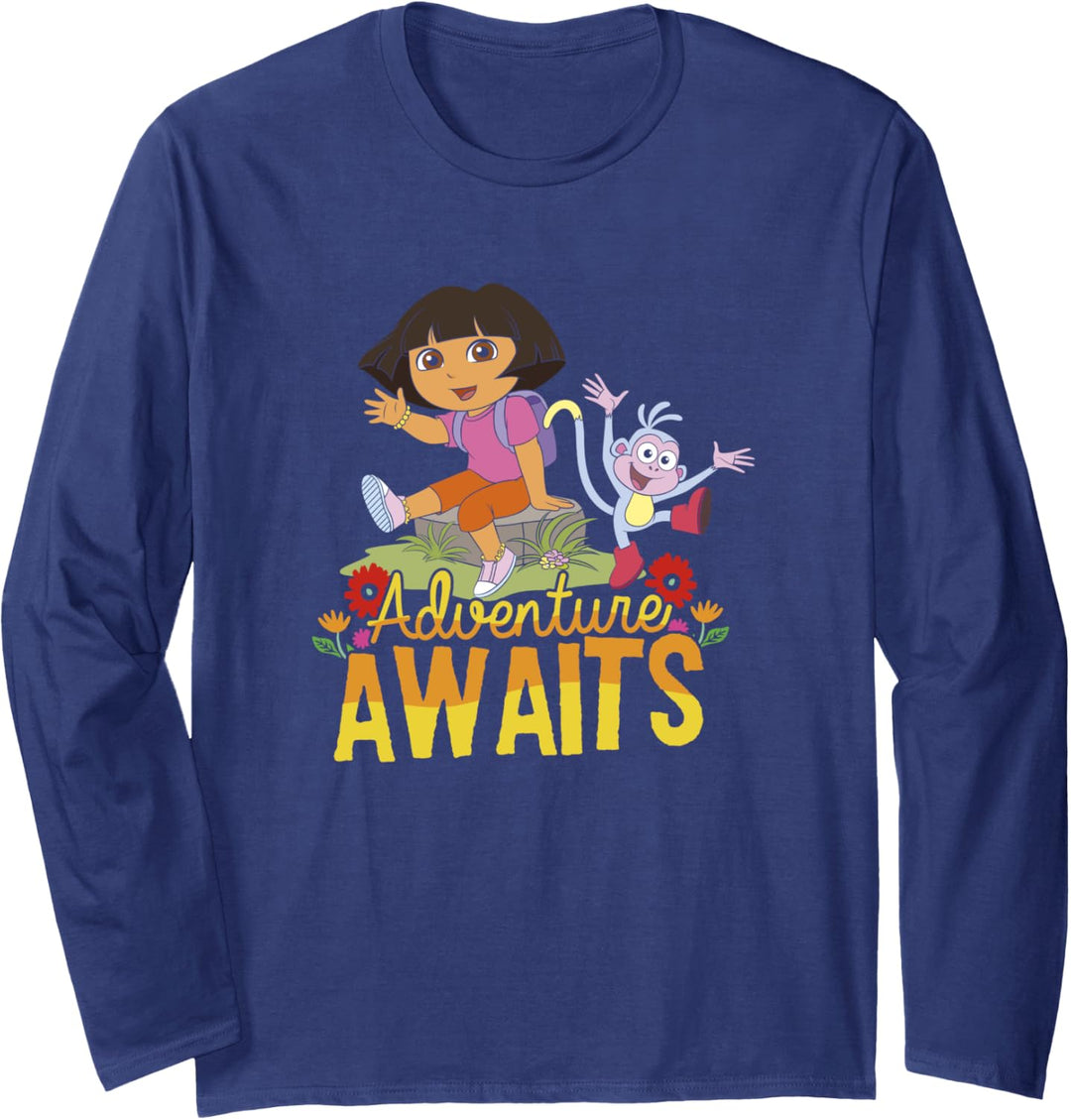 Dora the Explorer Adventure Awaits Langarmshirt