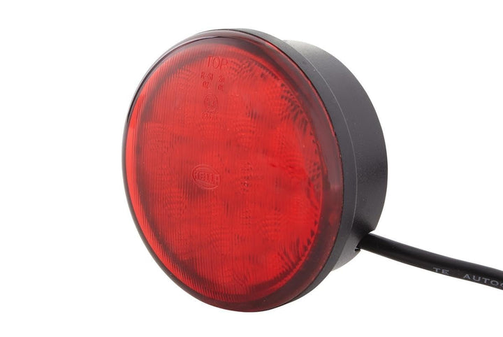 HELLA - Heckleuchte - 83mm - LED - 24V - Anbau/geschraubt - Lichtscheibenfarbe: rot - Kabel: 2500mm
