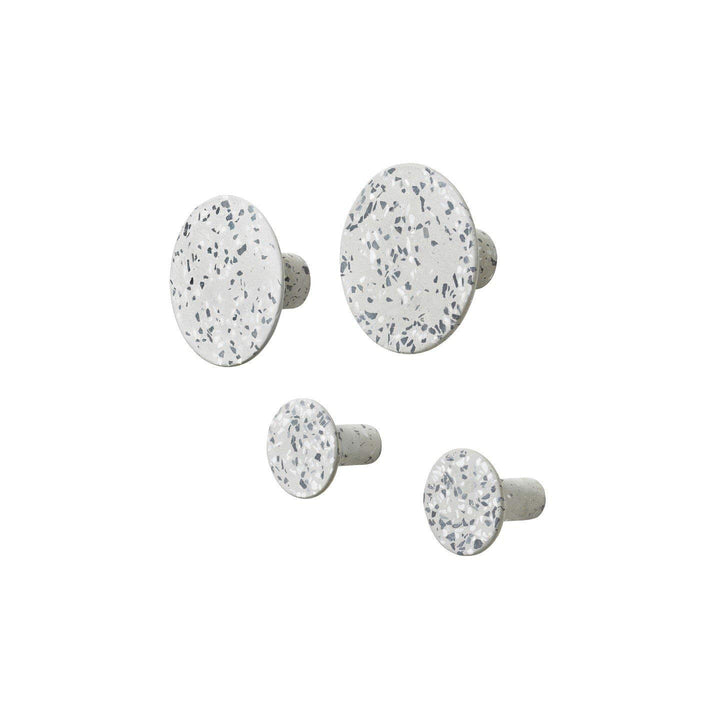 Blomus - Wandhaken, Garderobenhaken, Haken - Terrazzo Grey/grau - Höhe 4,5cm, One size One size Grau