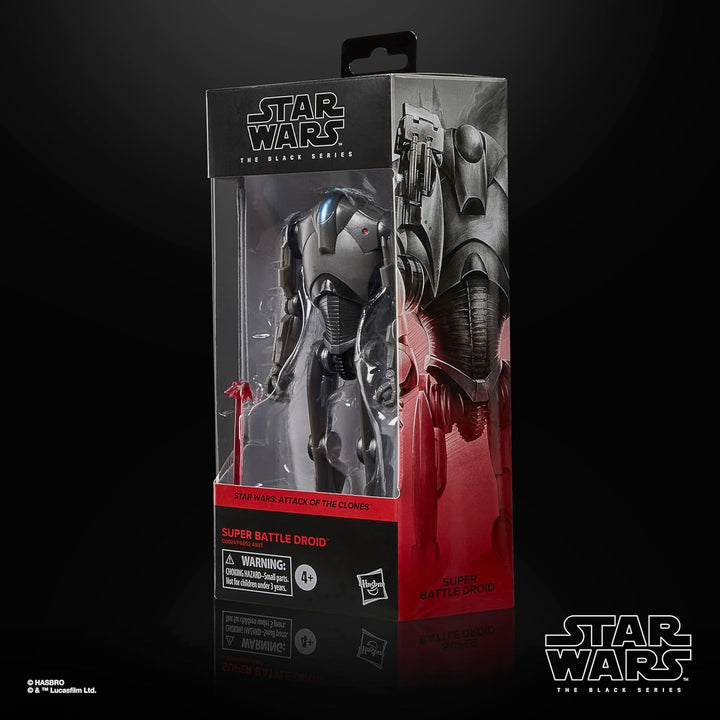 Star Wars The Black Series Super-Kampfdroide, Action-Figur Angriff der Klonkrieger (Skala 15 cm)