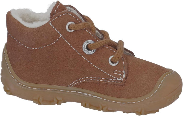 RICOSTA Mädchen und Jungen Winterstiefel Colin, Kinder Lauflernschuhe, Weite: Weit, terracare,Barfus