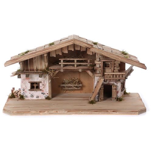 Woidwerk Manufaktur Weihnachtskrippe Krippe Krippenstall (W30) Weihnachten Weihnachtskrippen Krippen