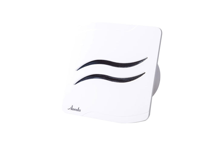 Awenta Kleinraumventilator Wandventilator System Silent S-Line Weiss 100 H mit Nachlauf & Hygrostat