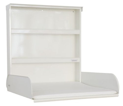 Stahlwickeltisch Klappbar mit Regalsystem und Wickelauflage - Pippi byBo Design Weiss