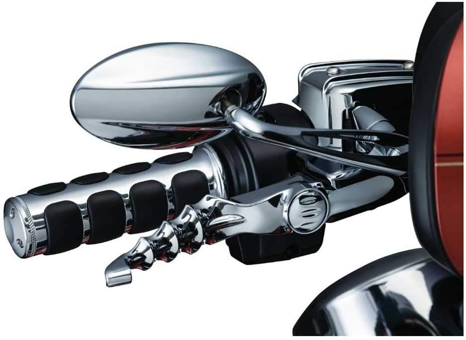 Kuryakyn 1 Paar Premium ISO Lenkergriffe für elektronische Drosselklappensteuerung 2014-19 Harley-Da