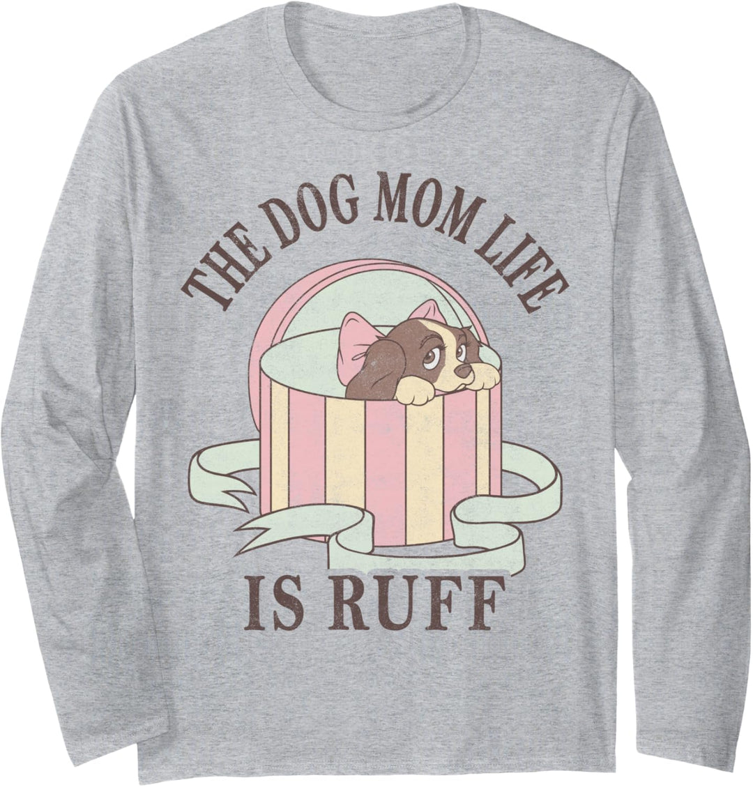 Disney Lady And The Tramp The Dog Mom Life Is Ruff Langarmshirt
