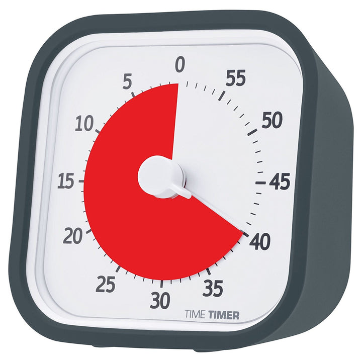 Time Timer MOD (anthrazit) Ein visueller 60-Minuten-Countdown-Timer für Klassenzimmer, Besprechungen