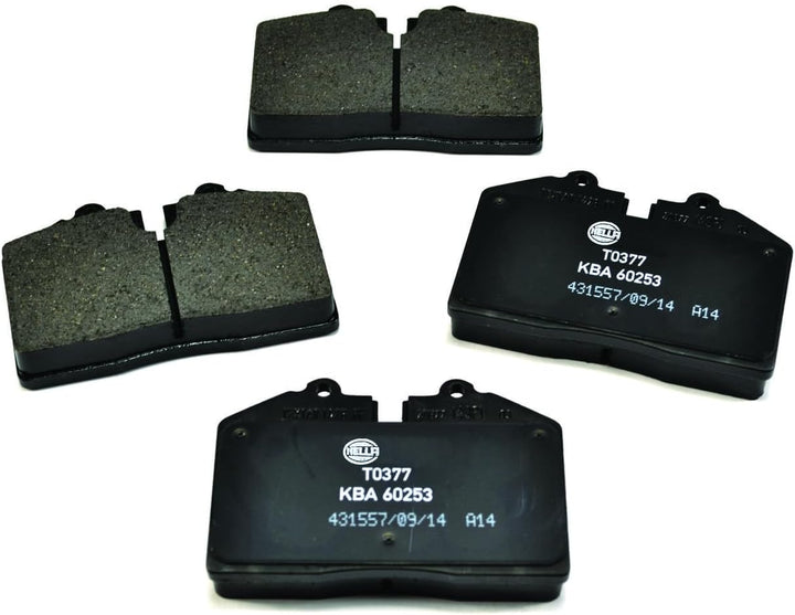 HELLA PAGID 8DB 355 006-351 Bremsbelagsatz - T0377 - Dicke/Stärke: 17.5mm - Bremssystem: Teves - für