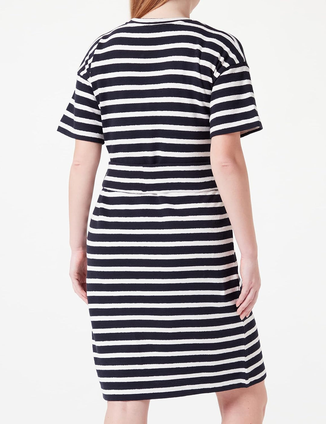 Seidensticker Damen Regular Fit Blusenkleid Kurzarm Kleid 42 Dunkelblau, 42 Dunkelblau
