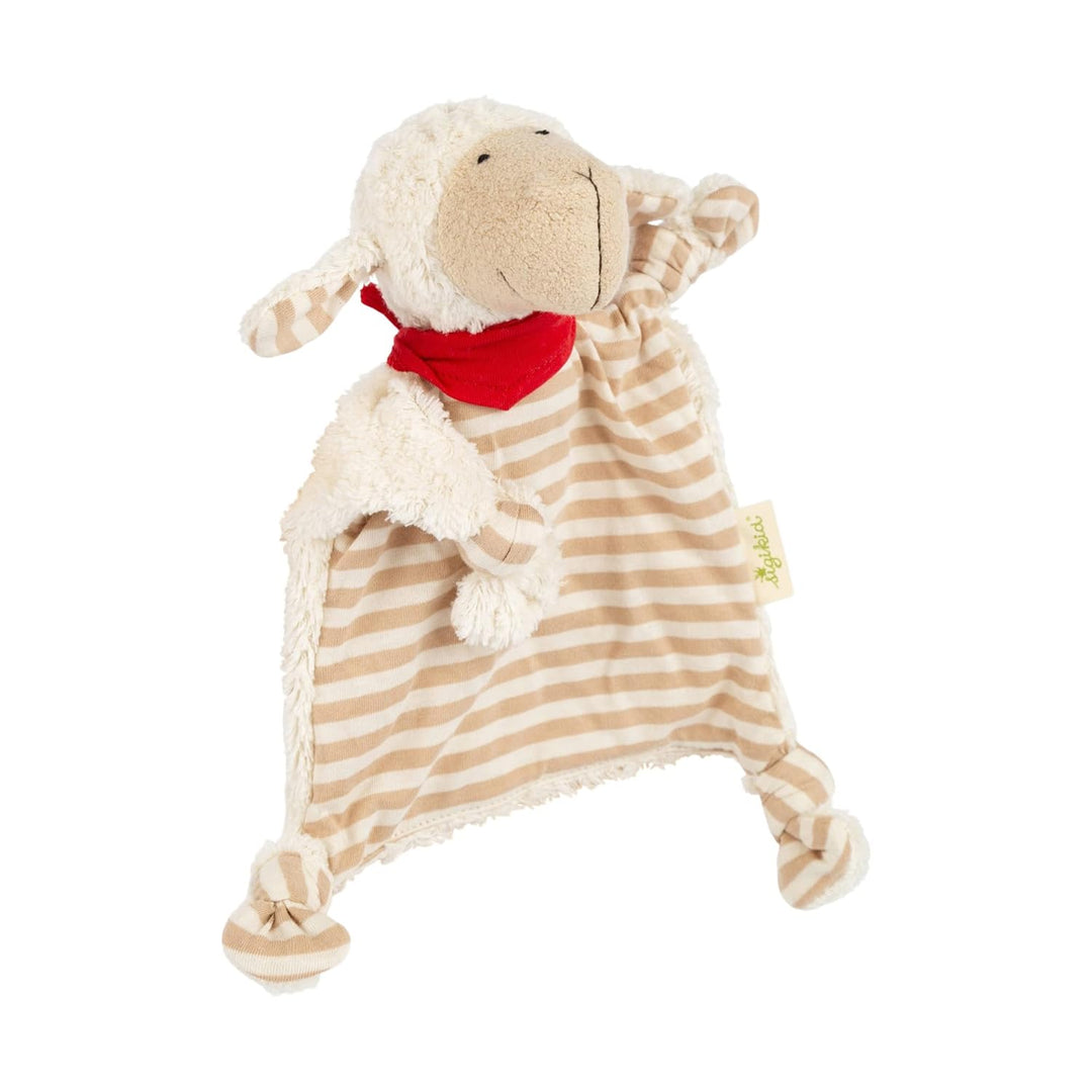 SIGIKID 38885 Schnuffeltuch Schaf Green Mädchen und Jungen Babyspielzeug empfohlen ab Geburt beige,