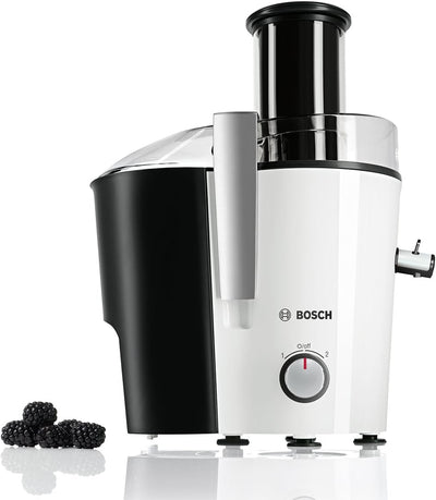 Bosch Entsafter VitaJuice 2 MES25A0, elektrische Saftpresse für Obst und Gemüse, grosser Einfüllscha