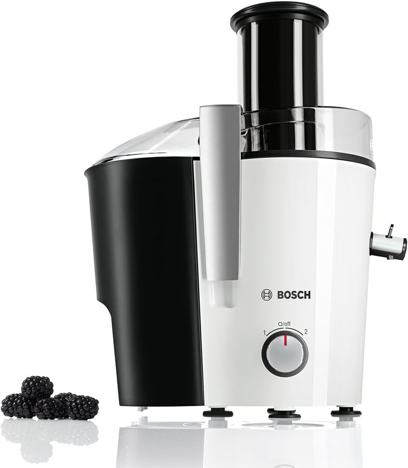 Bosch Entsafter VitaJuice 2 MES25A0, elektrische Saftpresse für Obst und Gemüse, grosser Einfüllscha
