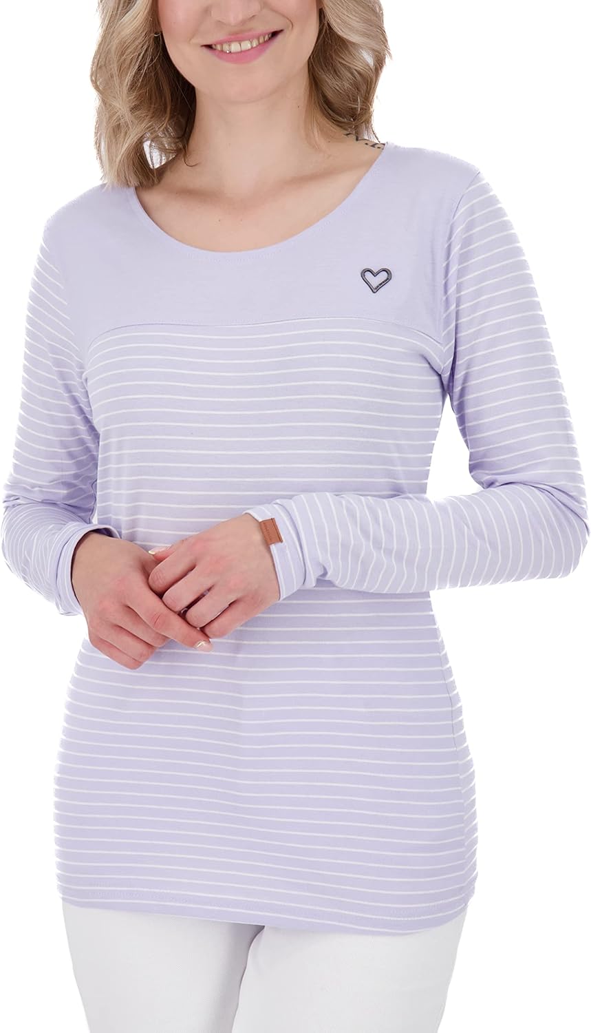 ALIFE and Kickin InesAK Z Longsleeve – Damen Longsleeve – Bequemes Langarmshirt für Frühling & Herbs