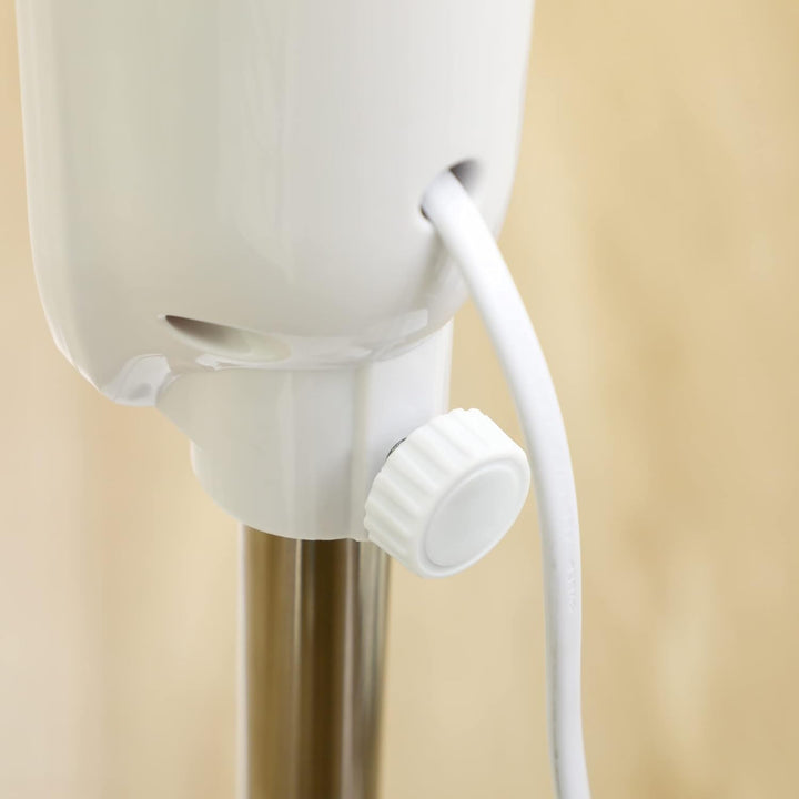 HOMCOM Standventilator mit Fernbedienung, Ventilator, Höhenverstellbarer Lüfter, 3 Geschwindigkeitss