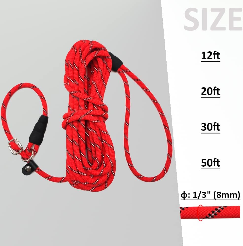 Reflektierende Lange Retrieverleine für mittelgrosse Hunde, kleine Welpen, Haustiere, 3,6 m, 7,6 m,