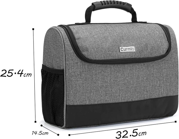 CURMIO Bartender Set Aufbewahrungstasche, Tragetasche für Cocktail Set, Cocktailshaker Bar Set, Reis