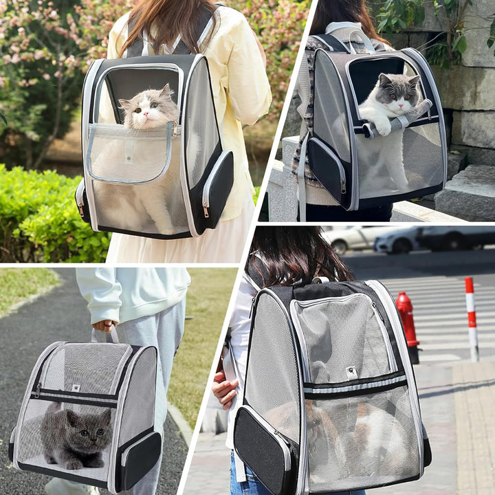 Katzenrucksack, Hunderucksack, Katzen Rucksack Faltbare Katzen Rucksack Haustierrucksack Hunderucksa