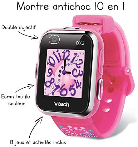 VTech 193835 Kidizoom Smartwatch Connect DX2 , Rosa, Rosa