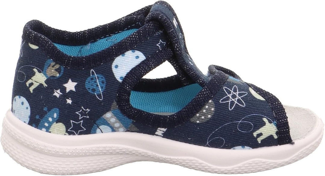 Superfit Baby - Mädchen Polly Hausschuhe 18 EU Dunkelblau 8050, 18 EU Dunkelblau 8050