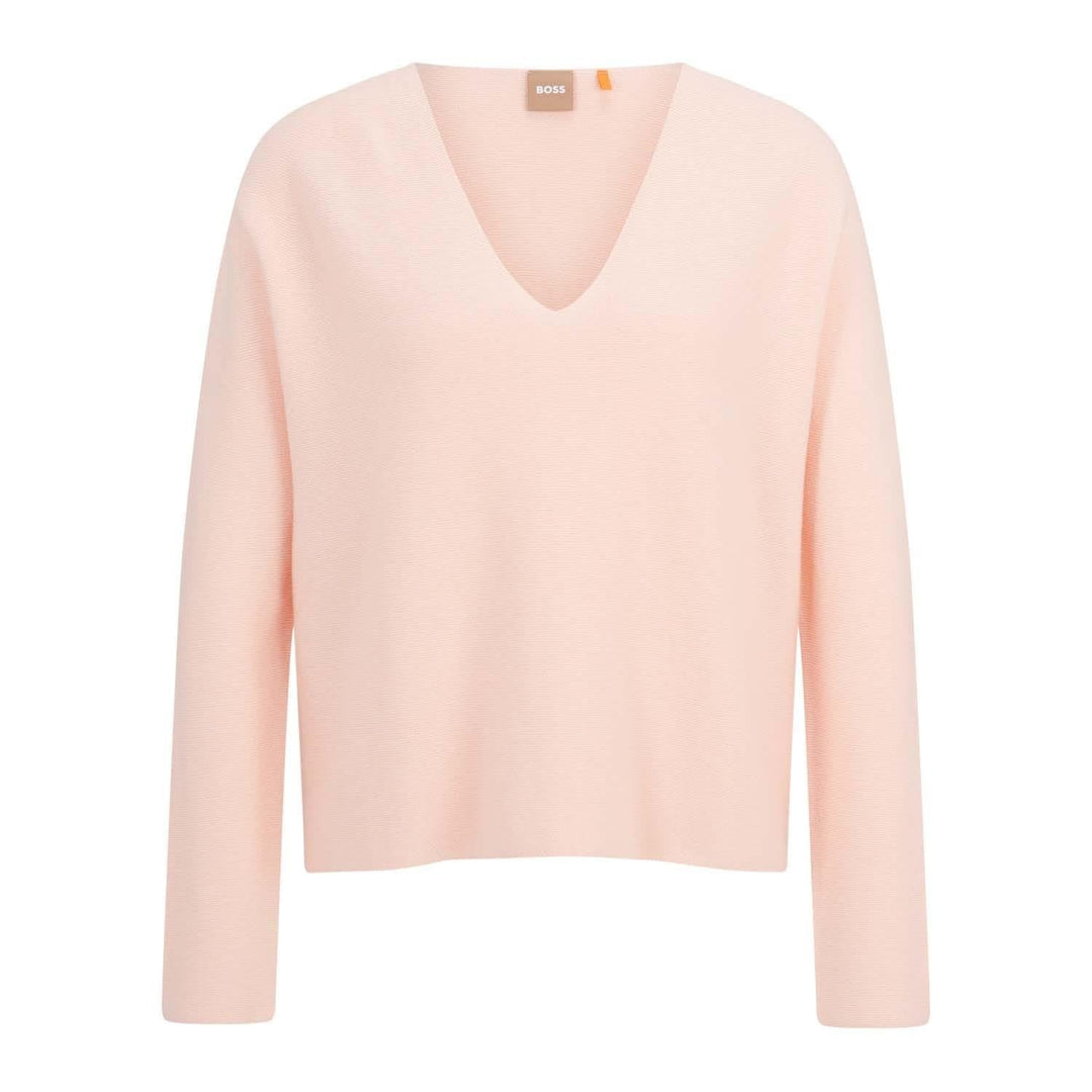 BOSS Damen C_ferona Pullover XXL Bright Pink676, XXL Bright Pink676