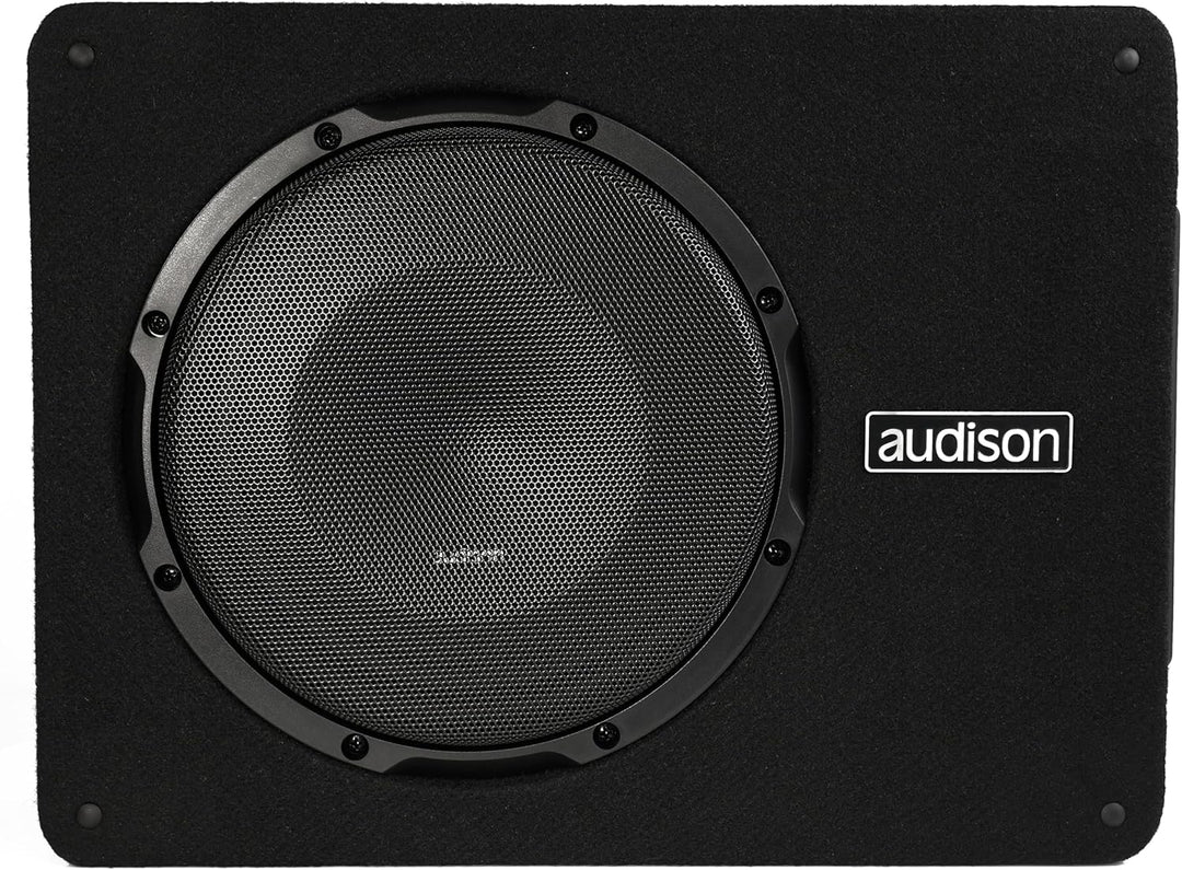 Audison APBX 8 AS2 – 200-mm Aktiv-Subwoofer in geschlossener Box, 500W Peak, integrierter Class-D-Ve