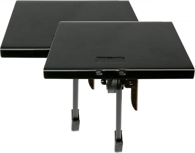 SCHWAIGER 661781 TV-Regal 2er-Set Monitorständer Bildschirmregal Multimedia-Ablage TV-Topper Halteru