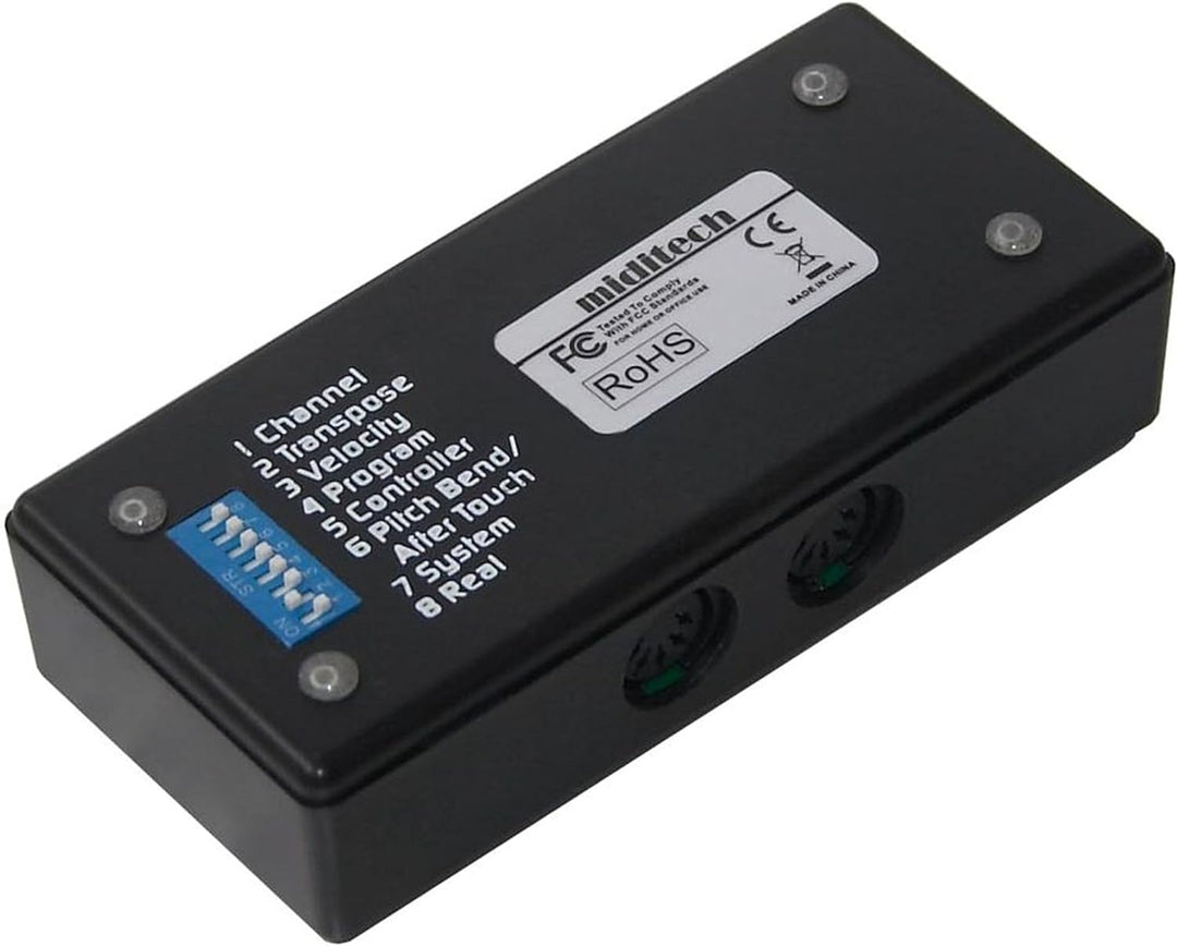 Miditech MIT-00152 Tool MIDI Thru 4 / Filter, black, x Single, Single