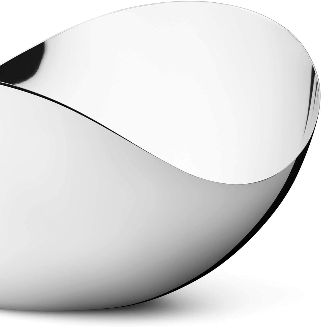 Georg Jensen Servierschale Gross, Edelstahl, Stainless Steel, 15.3 x 27.8 x 20.6 cm, L