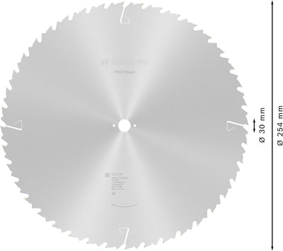 Bosch Accessories Bosch Professional 1x Kreissägeblatt Construct Wood (für Holz, Sägeblatt Ø 600 x 3